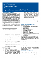 Hyperadrenocortism (Cushings)